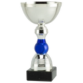 Pokal ET.470.04 Silber/Blau 200 mm