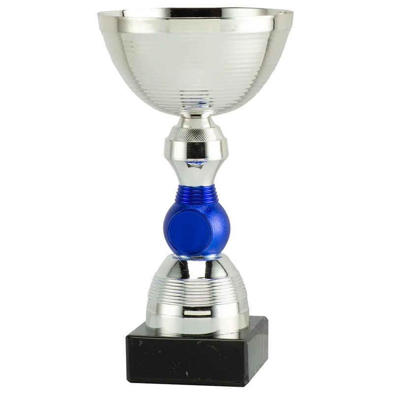 Pokal ET.470.04 Silber/Blau