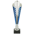 Pokal X181.04 Silber/Blau 320 mm