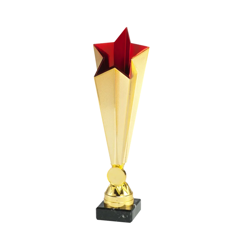 Pokal X771.06 Gold/Rot 275 mm