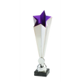 Pokal X771.55 Silber/Lila 275 mm