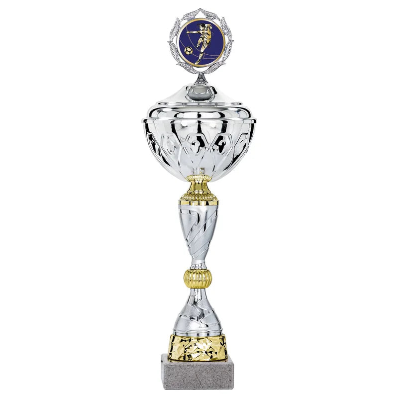 Silberpokal mit Deckel