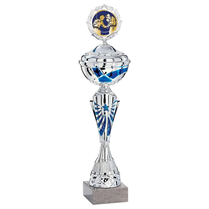 Silberpokal mit Deckel