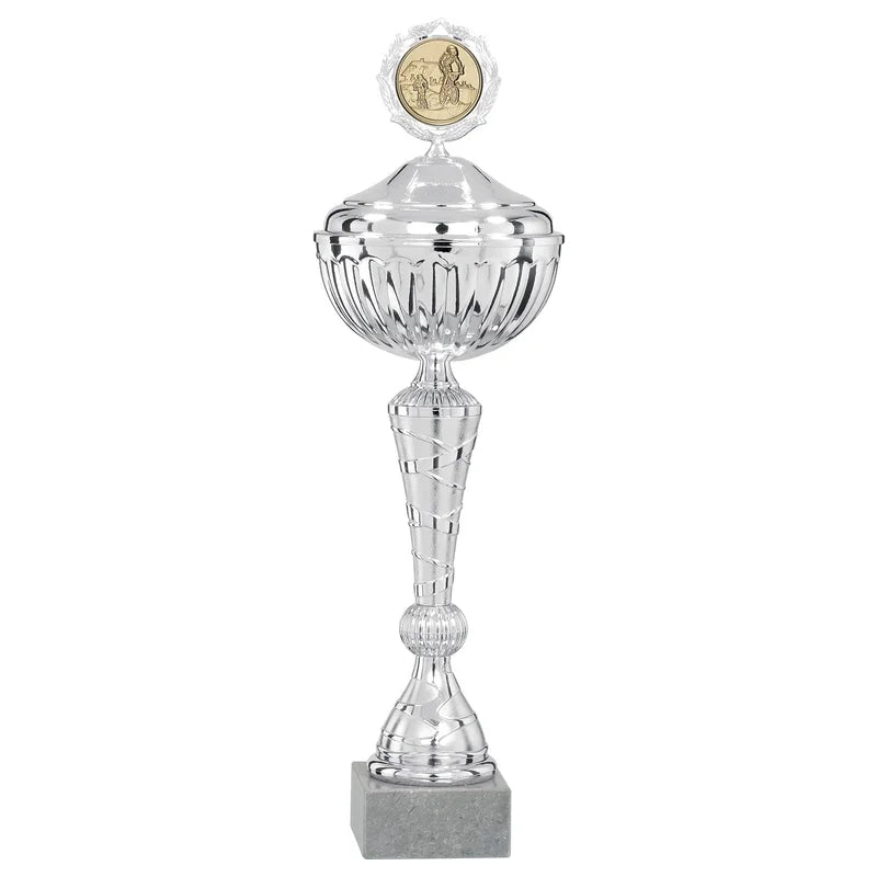 Silberpokal mit Deckel