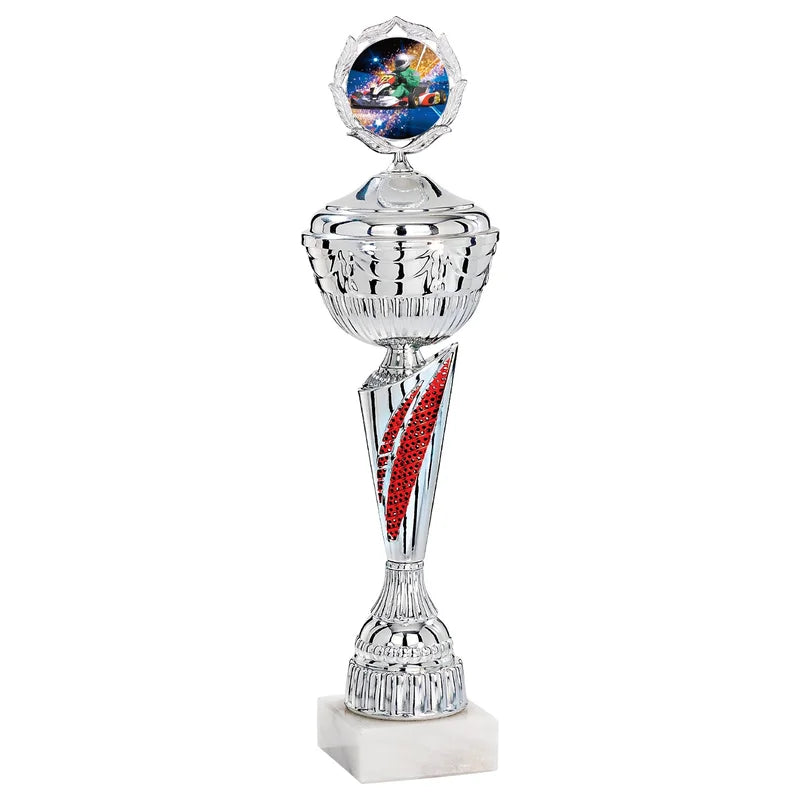Silberpokal mit Deckel