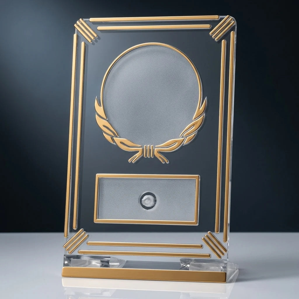 Trophäe Gold transparent (07-50163_T_G)