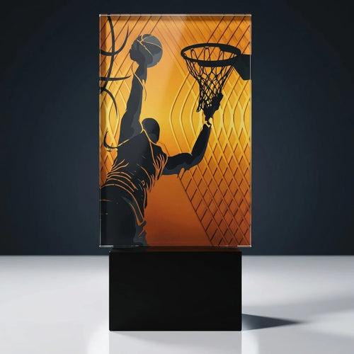 Trophäe Mini Line Amber Basketball (07-AG1_12_BAS)
