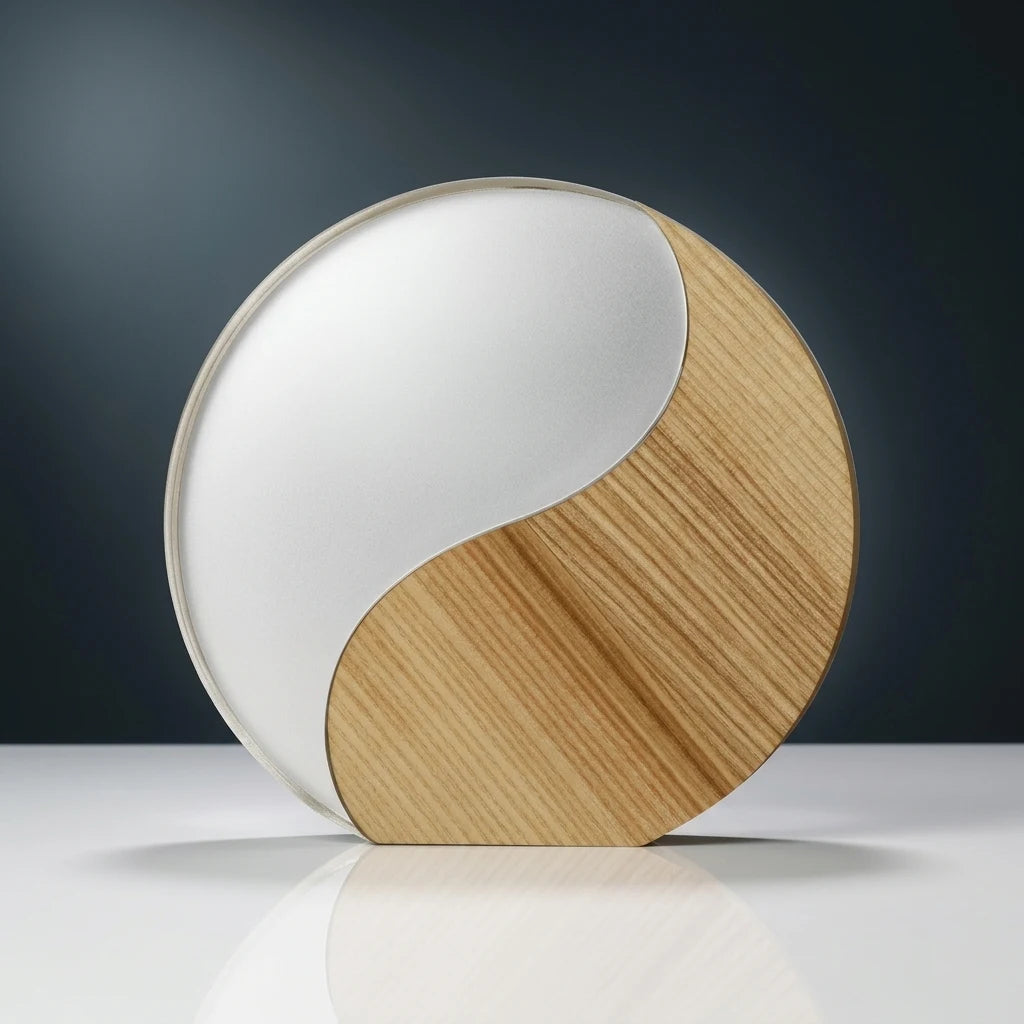 Trophäe Universal kombiniert Acryl z Holzm (07-AW002)
