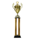 Goldpokal mit Deckel