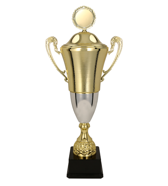 Pokal mit Deckel BALTA Silber