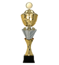Pokal mit Deckel Silber