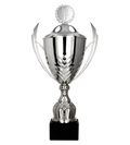 Pokal mit Deckel Silber