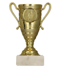 Pokal Kunststoff Silber