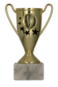 Pokal Kunststoff Bronze