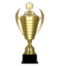 Goldpokal mit Deckel
