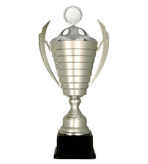 Silberpokal mit Deckel