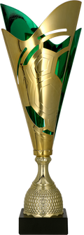 Pokal Gold Grün