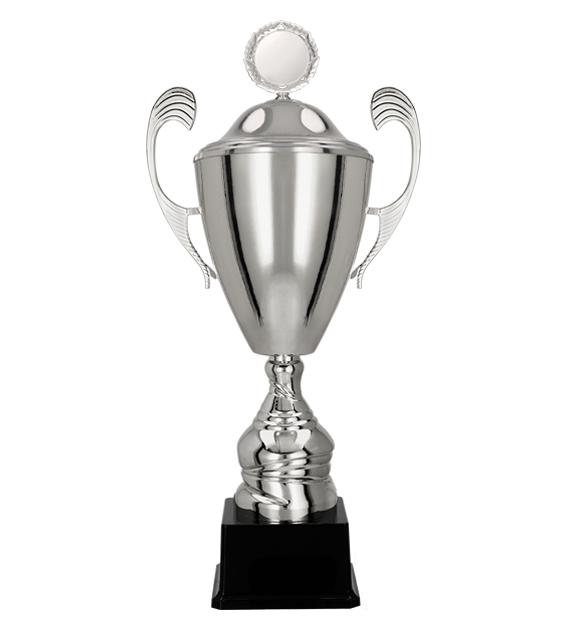 Silberpokal mit Deckel