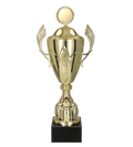 Goldpokal mit Deckel EDO