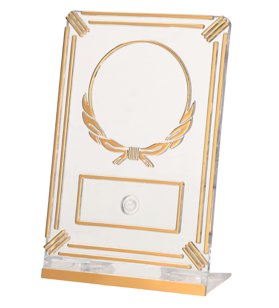 Trophäe Gold transparent
