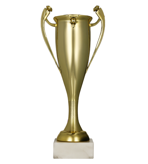 Pokal Kunststoff Gold