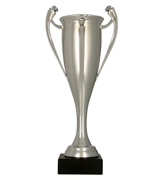 Pokal Kunststoff Silber