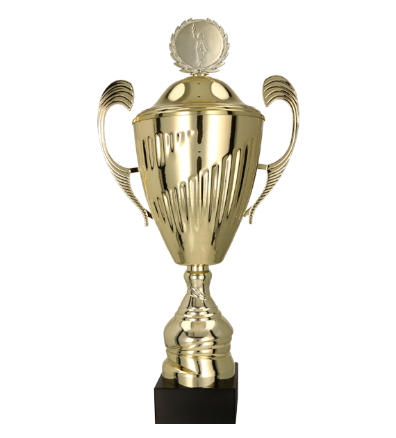 Goldpokal mit Deckel MIDA