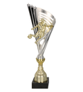 Pokal Kunststoff Silber Gold T S MERI SOC