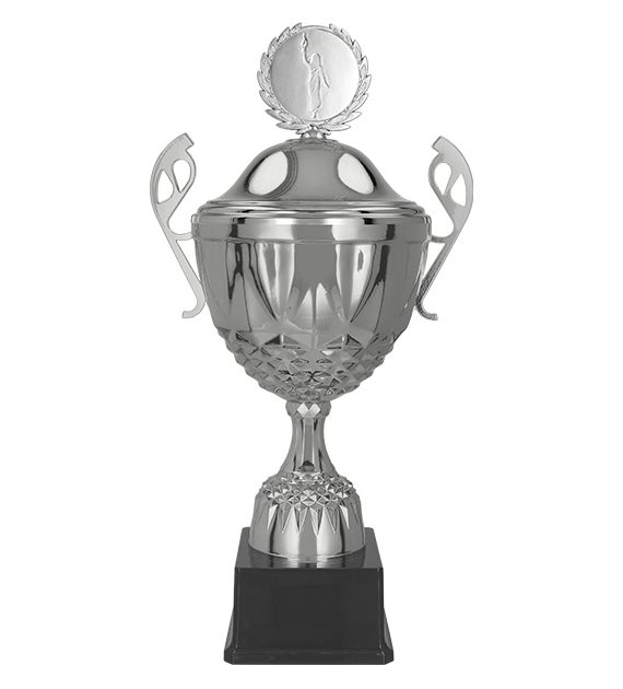 Silberpokal mit Deckel MUFAS