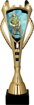 Pokal Kunststoff Gold Angler