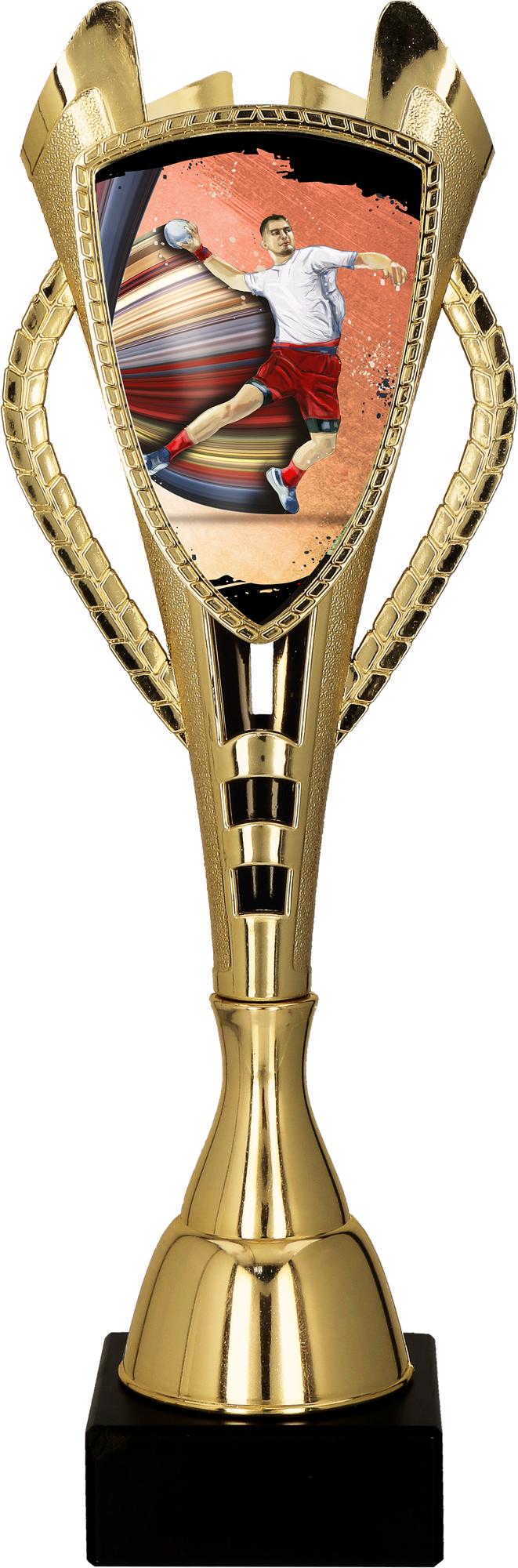 Pokal Kunststoff Gold Handball