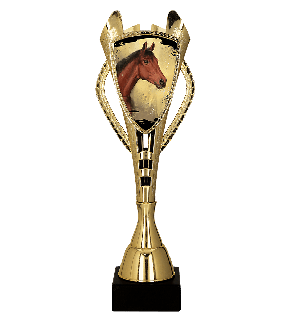 Pokal Kunststoff Gold Reitsport