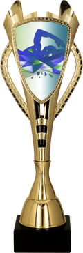 Pokal Kunststoff Gold Schwimmen