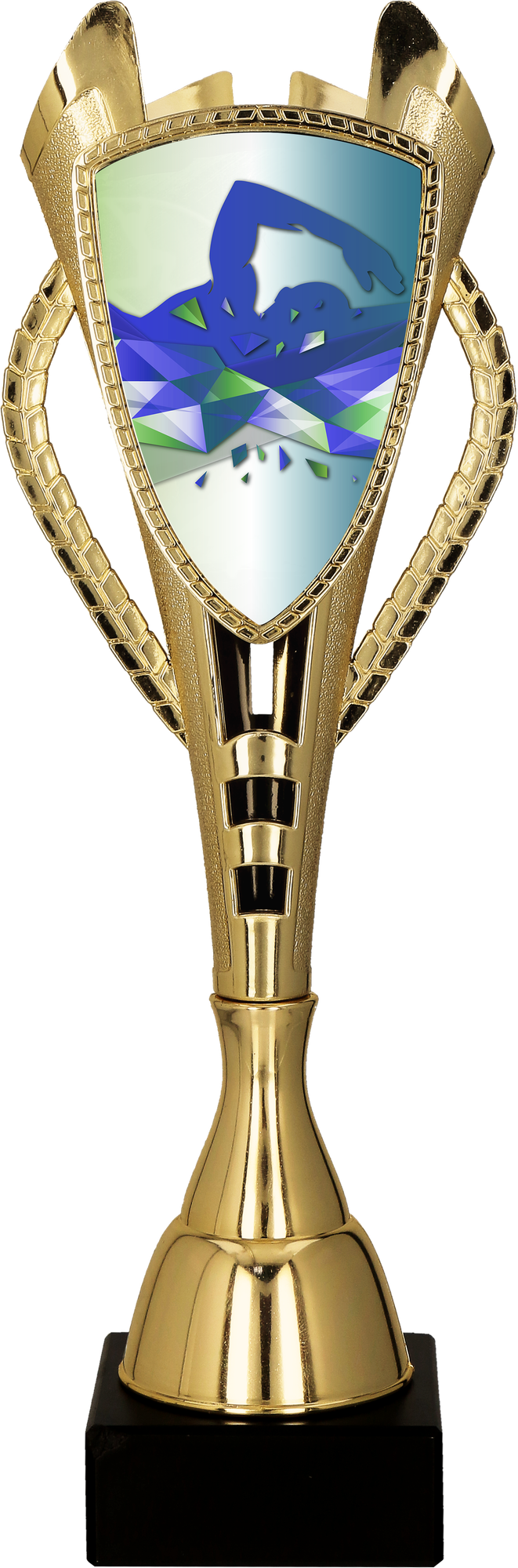 Pokal Kunststoff Gold Schwimmen