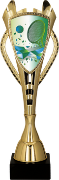 Pokal Kunststoff Gold Tennis