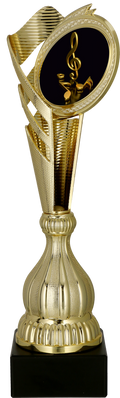 Pokal Kunststoff Gold Musik