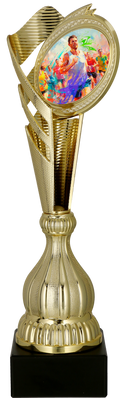 Pokal Kunststoff Gold Laufen