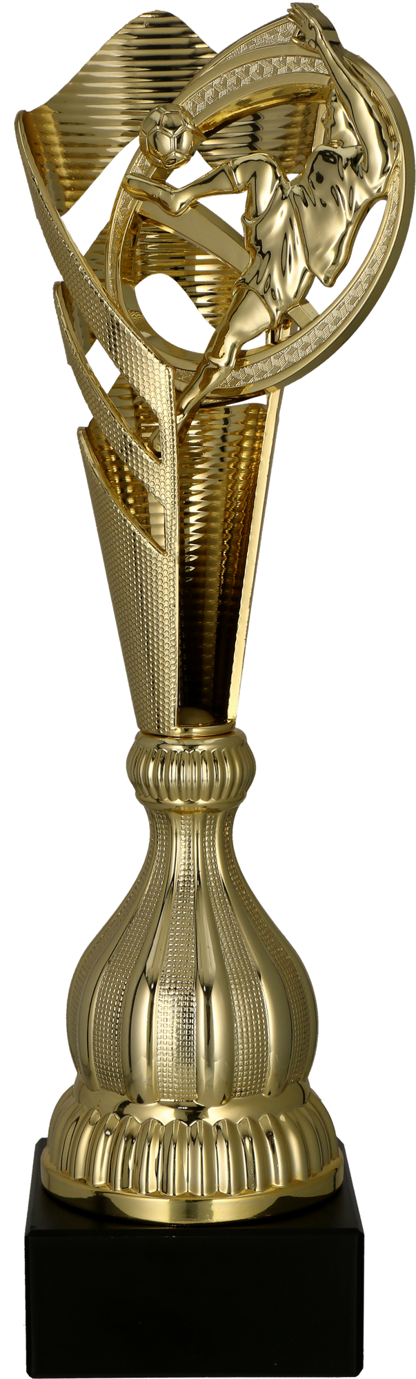 Pokal Kunststoff Gold Fußball