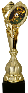 Pokal Kunststoff Gold Fußball