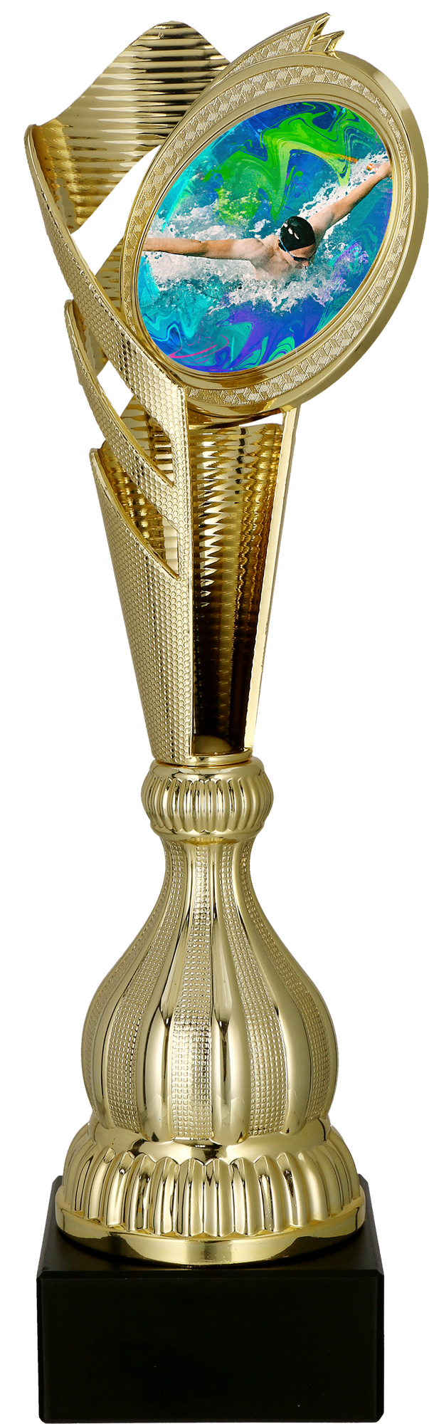 Pokal Kunststoff Gold Schwimmen