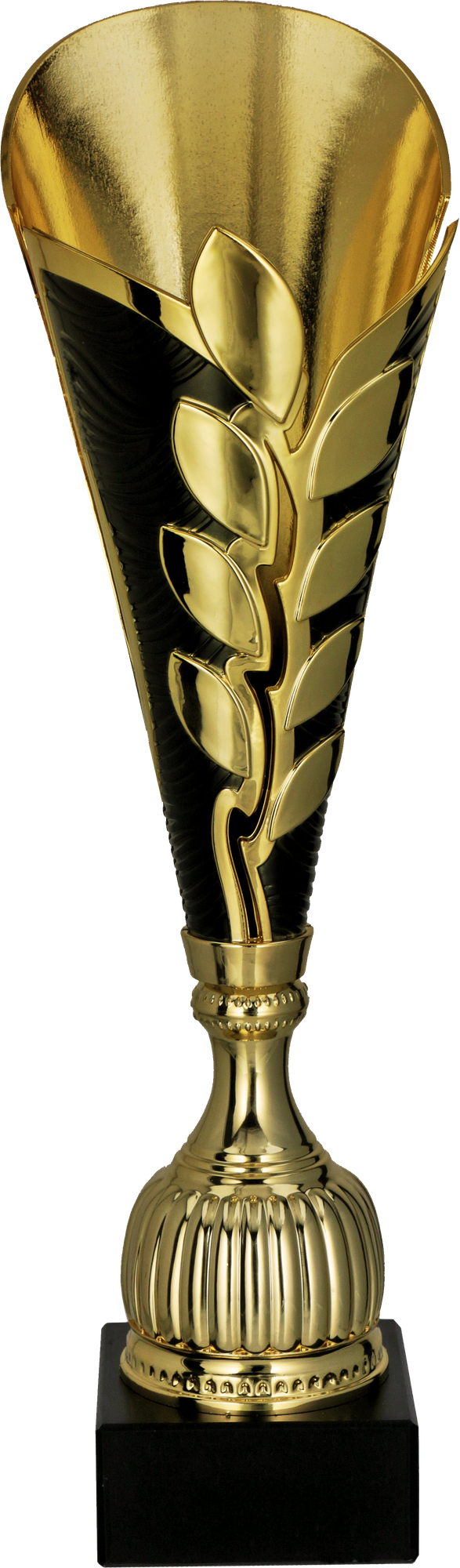 Pokal Kunststoff Gold Schwarz