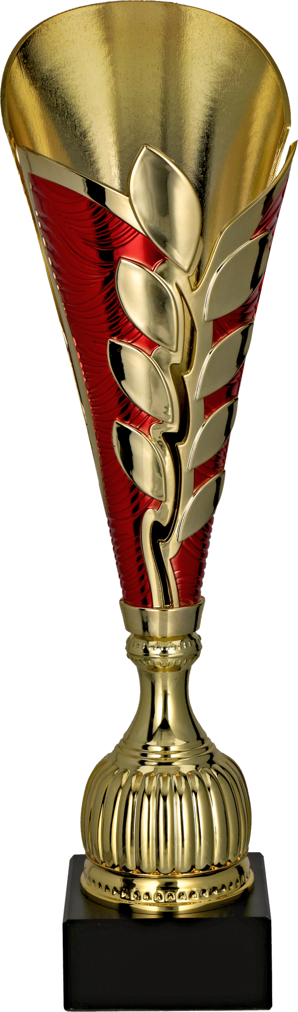 Pokal Kunststoff Gold Rot