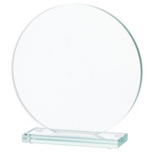 Glasstatuette mit Etui
