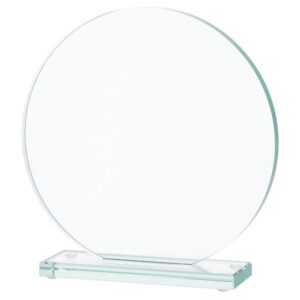Glasstatuette mit Etui