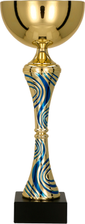 Pokal Gold Blau