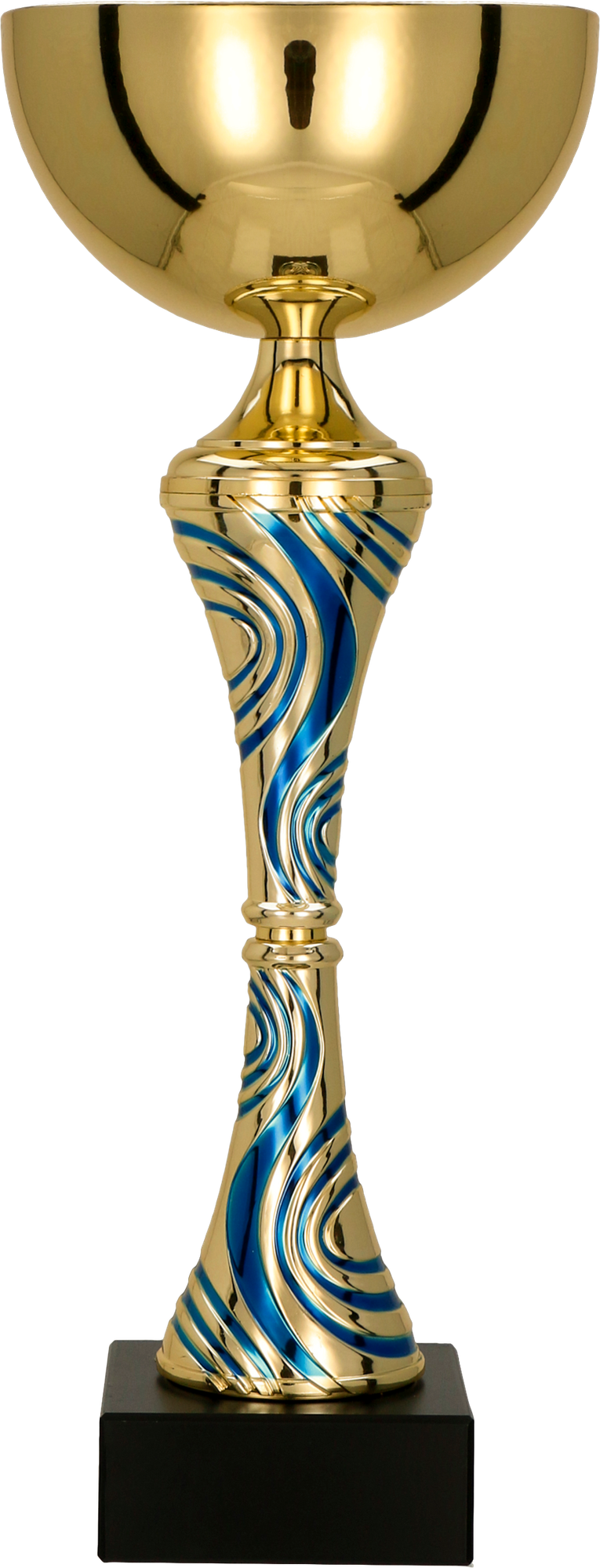 Pokal Gold Blau
