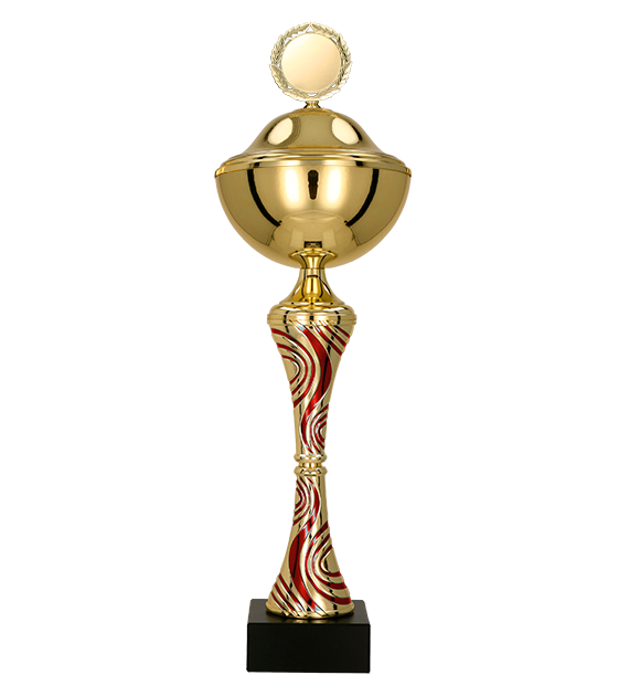 Pokal Gold Rot