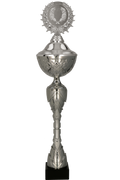 Silberpokal mit Deckel
