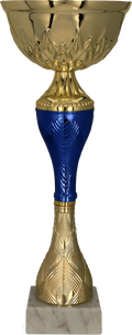 Pokal Gold Blau