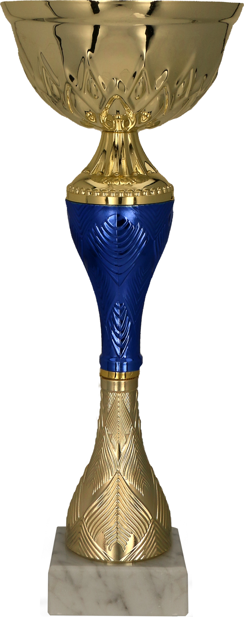 Pokal Gold Blau
